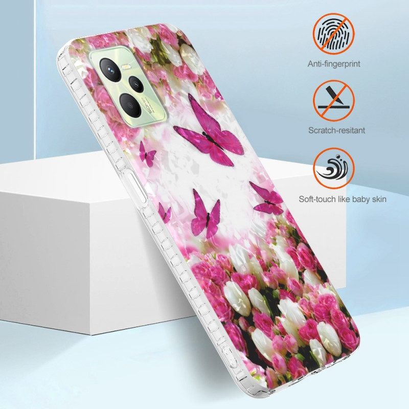 Cover Realme C35 Farfalle Alla Moda