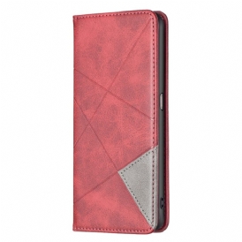 Folio Cover Realme C35 Custodia in pelle Diamanti