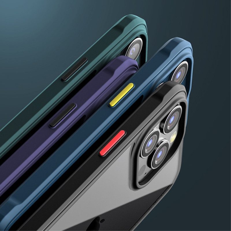 Cover iPhone 14 Pro Bottoni Colorati Ibridi