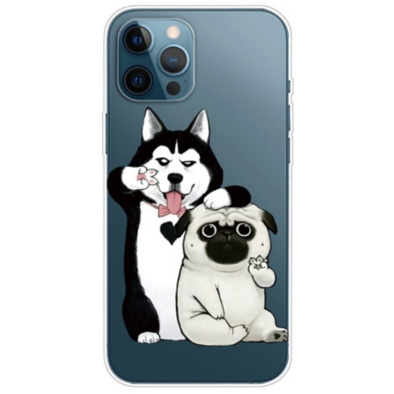 Cover iPhone 14 Pro Cani Divertenti