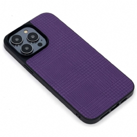 Cover iPhone 14 Pro Ecopelle Incrociata