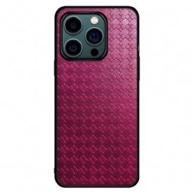 Cover iPhone 14 Pro Ecopelle Intrecciata