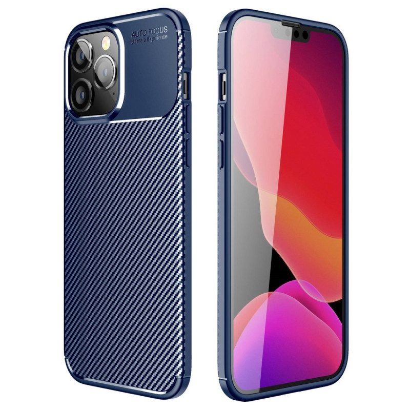 Cover iPhone 14 Pro Fibra Di Carbonio Flessibile