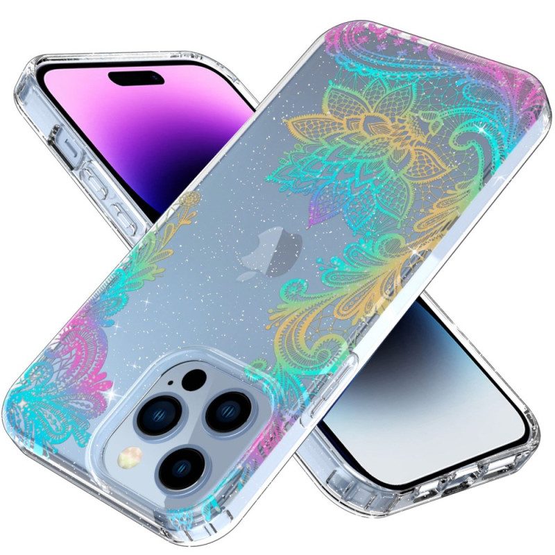 Cover iPhone 14 Pro Fiori Senza Soluzione Di Continuità