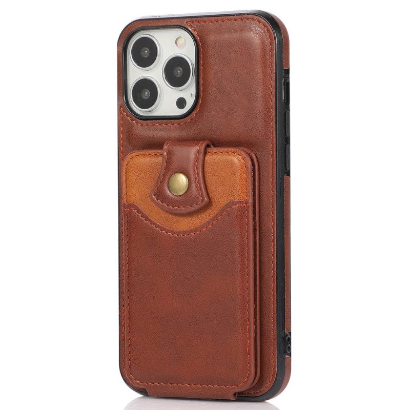 Cover iPhone 14 Pro Folio Cover Portacarte Pieghevole