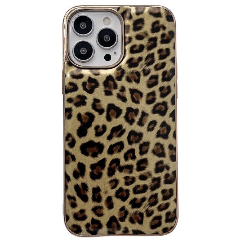 Cover iPhone 14 Pro Leopardo