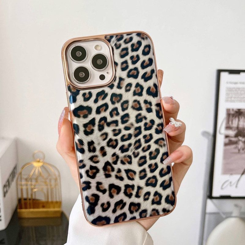 Cover iPhone 14 Pro Leopardo