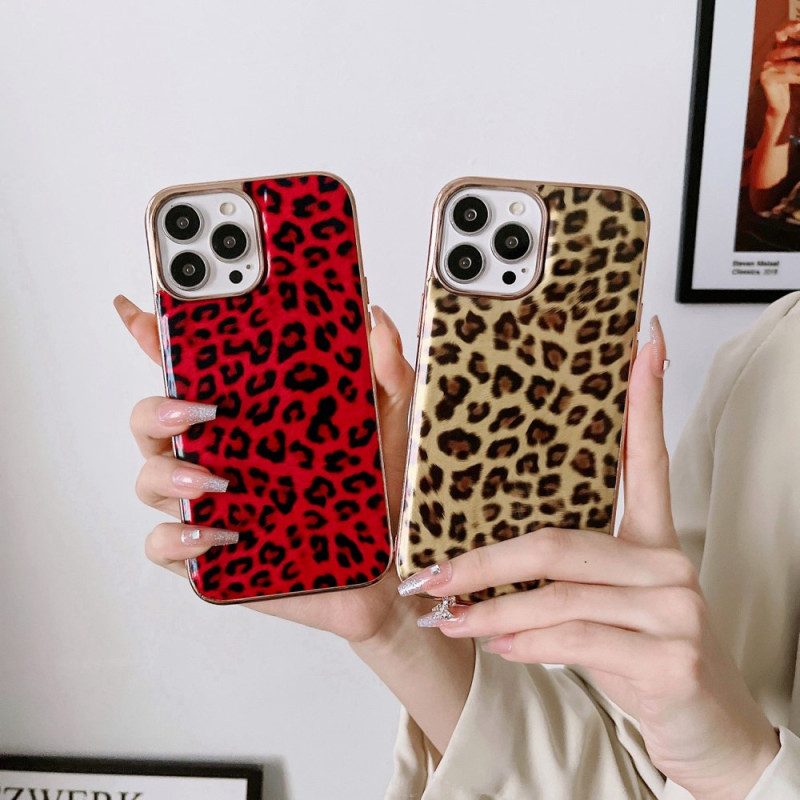 Cover iPhone 14 Pro Leopardo