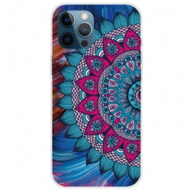 Cover iPhone 14 Pro Mandala Colorato