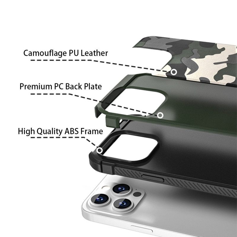 Cover iPhone 14 Pro Mimetizzazione Rinforzata