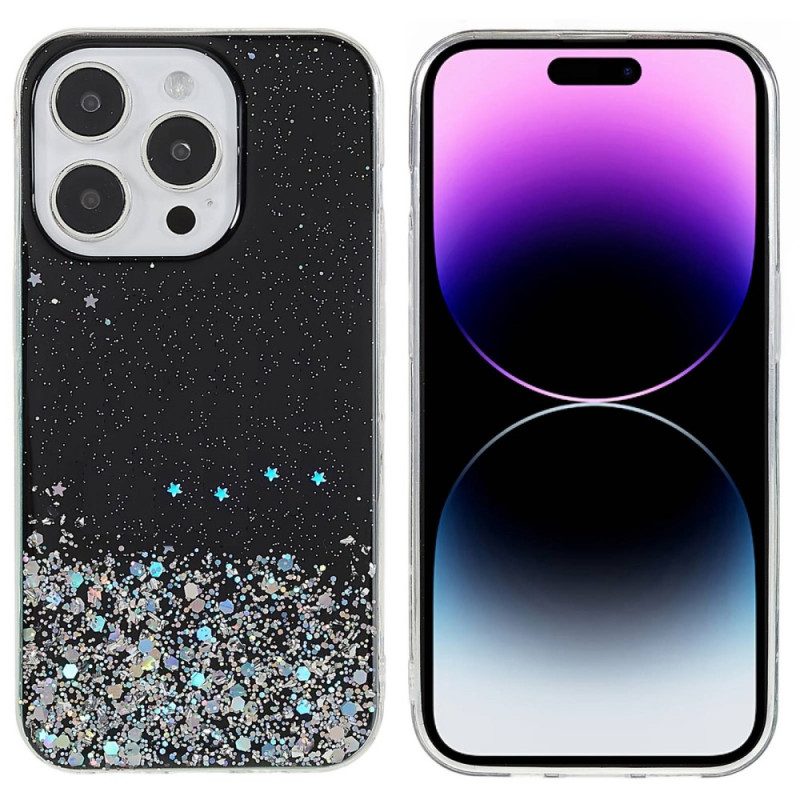 Cover iPhone 14 Pro Paillettes Premium