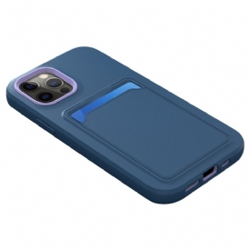 Cover iPhone 14 Pro Porta Carte Bicolore