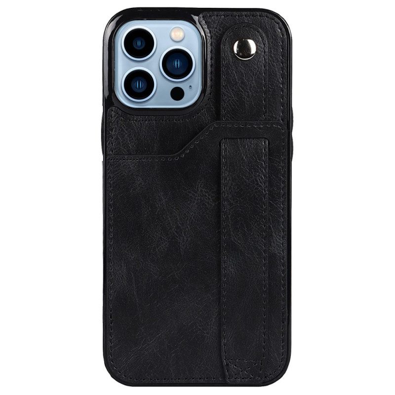 Cover iPhone 14 Pro Portacarte Rfid Con Cinturino