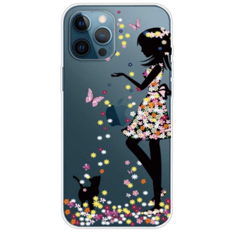 Cover iPhone 14 Pro Ragazza Trasparente