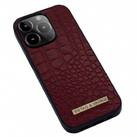 Cover iPhone 14 Pro Similpelle Di Coccodrillo Vietao