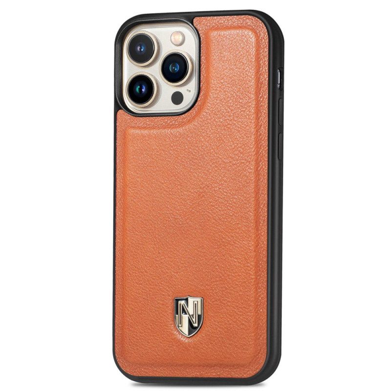 Cover iPhone 14 Pro Vera Pelle Caseneo