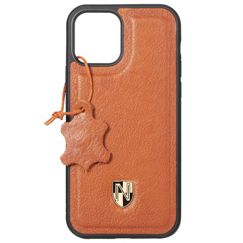 Cover iPhone 14 Pro Vera Pelle Caseneo