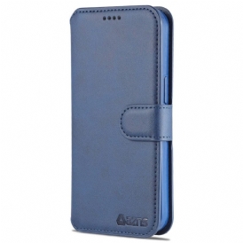 Custodia in pelle iPhone 14 Pro Azns Ecopelle