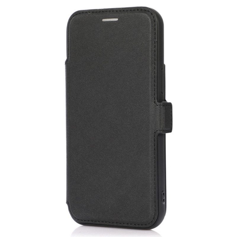 Folio Cover iPhone 14 Pro Custodia in pelle Protezione Della Fotocamera Con Cerniera