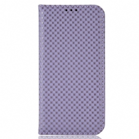 Folio Cover iPhone 14 Pro Custodia in pelle Strutturato