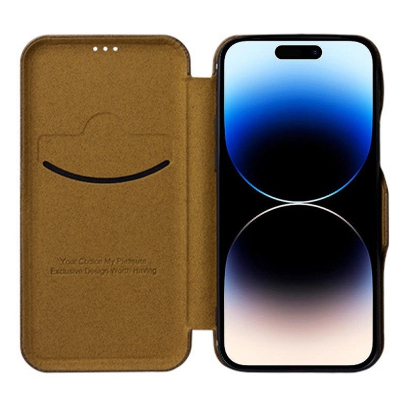 Folio Cover iPhone 14 Pro Custodia in pelle Vietao