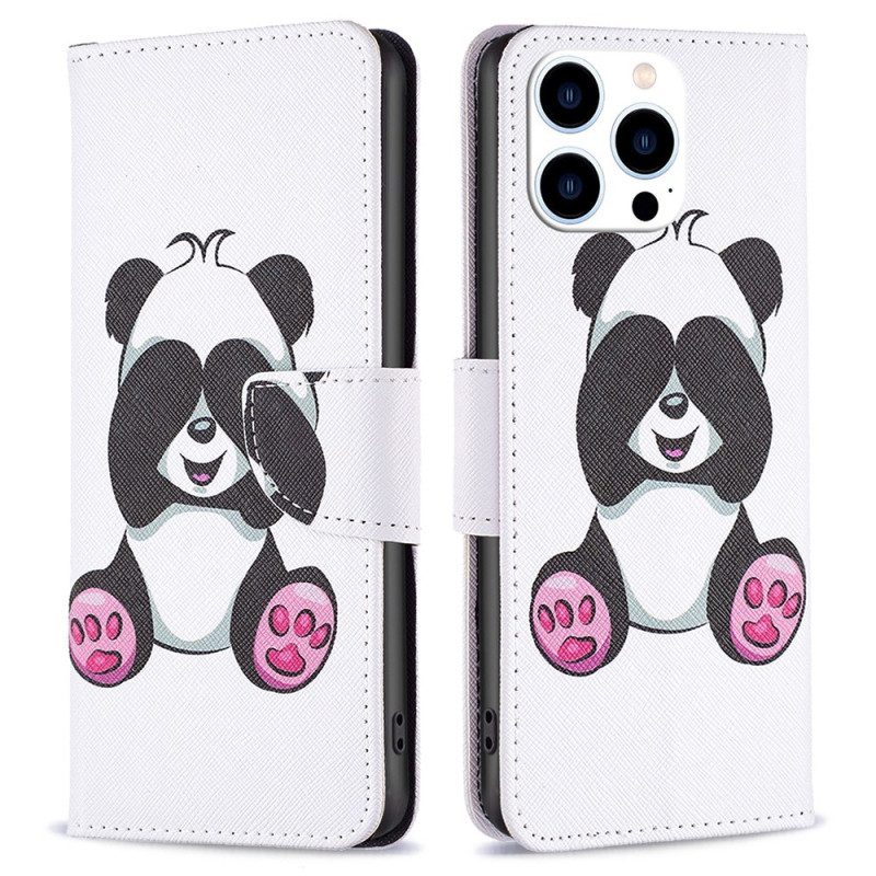 Folio Cover iPhone 14 Pro Panda