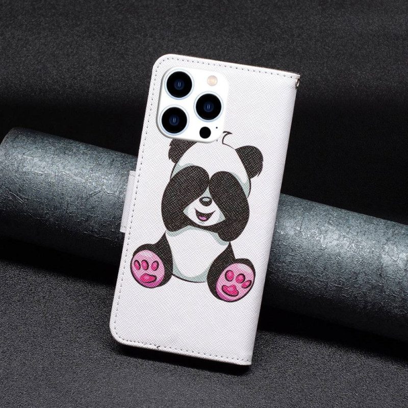 Folio Cover iPhone 14 Pro Panda