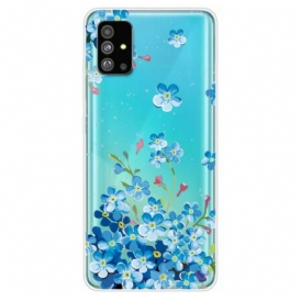 Cover Samsung Galaxy S20 Plus / S20 Plus 5G Fiori Blu