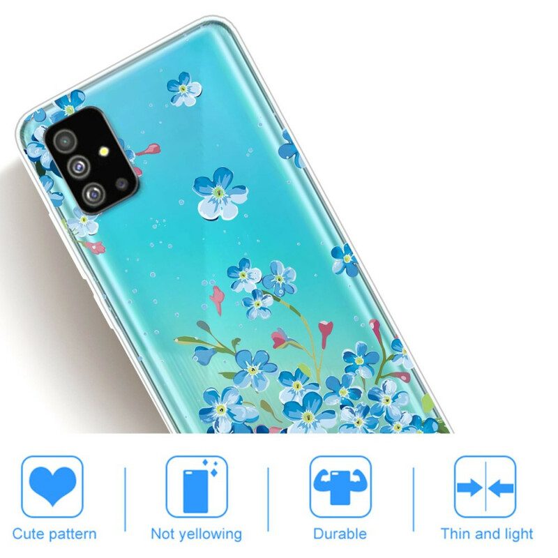 Cover Samsung Galaxy S20 Plus / S20 Plus 5G Fiori Blu