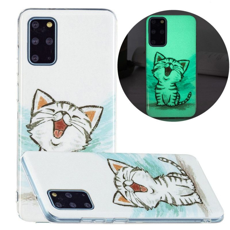 Cover Samsung Galaxy S20 Plus / S20 Plus 5G Gatto Fluorescente