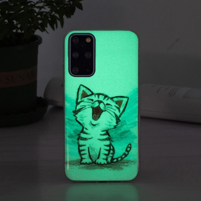 Cover Samsung Galaxy S20 Plus / S20 Plus 5G Gatto Fluorescente