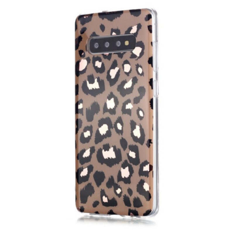 Cover Samsung Galaxy S20 Plus / S20 Plus 5G Marmo Stile Leopardo