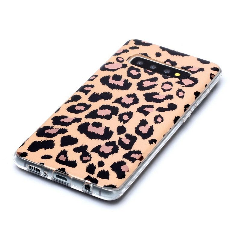 Cover Samsung Galaxy S20 Plus / S20 Plus 5G Marmo Stile Leopardo