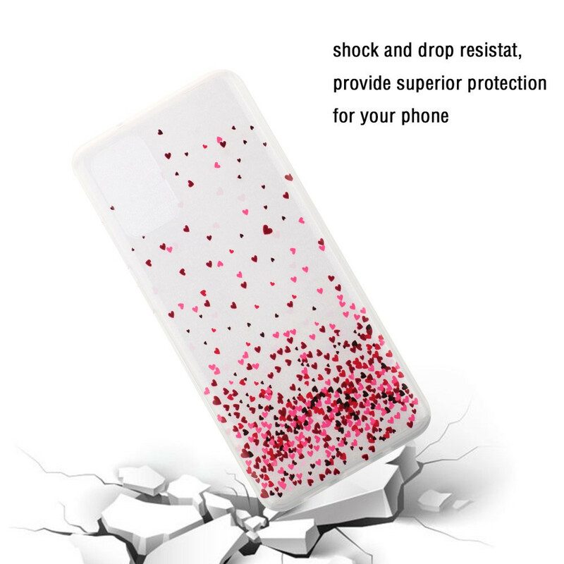 Cover Samsung Galaxy S20 Plus / S20 Plus 5G Più Cuori Rossi