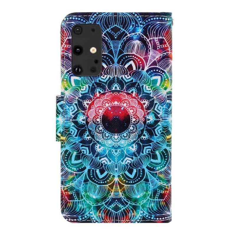 Custodia in pelle Samsung Galaxy S20 Plus / S20 Plus 5G Mandala Con Spalline Vistose