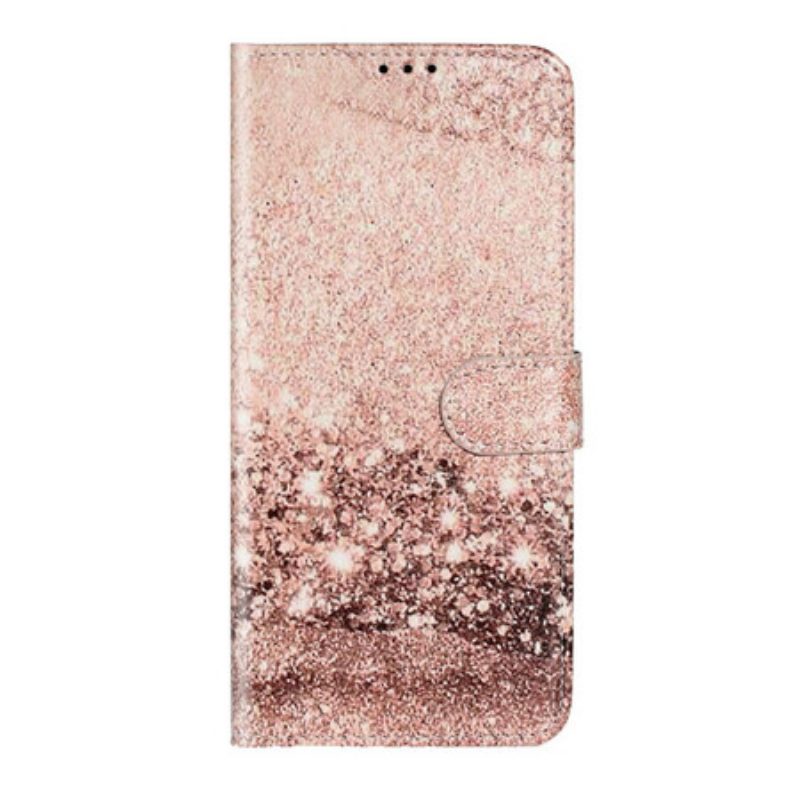 Custodia in pelle Samsung Galaxy S20 Plus / S20 Plus 5G Paillettes Firmate