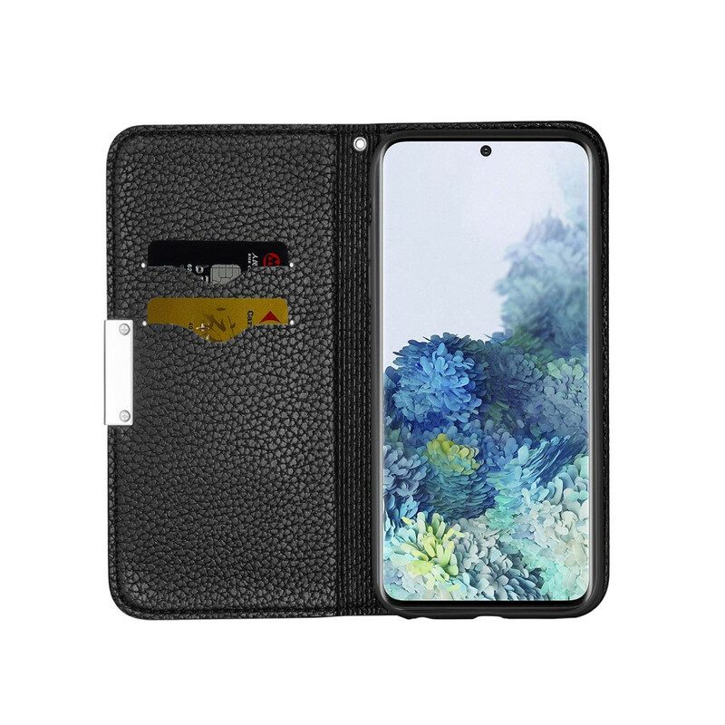 Folio Cover Samsung Galaxy S20 Plus / S20 Plus 5G Custodia in pelle Litchi Ecopelle Ultra Chic