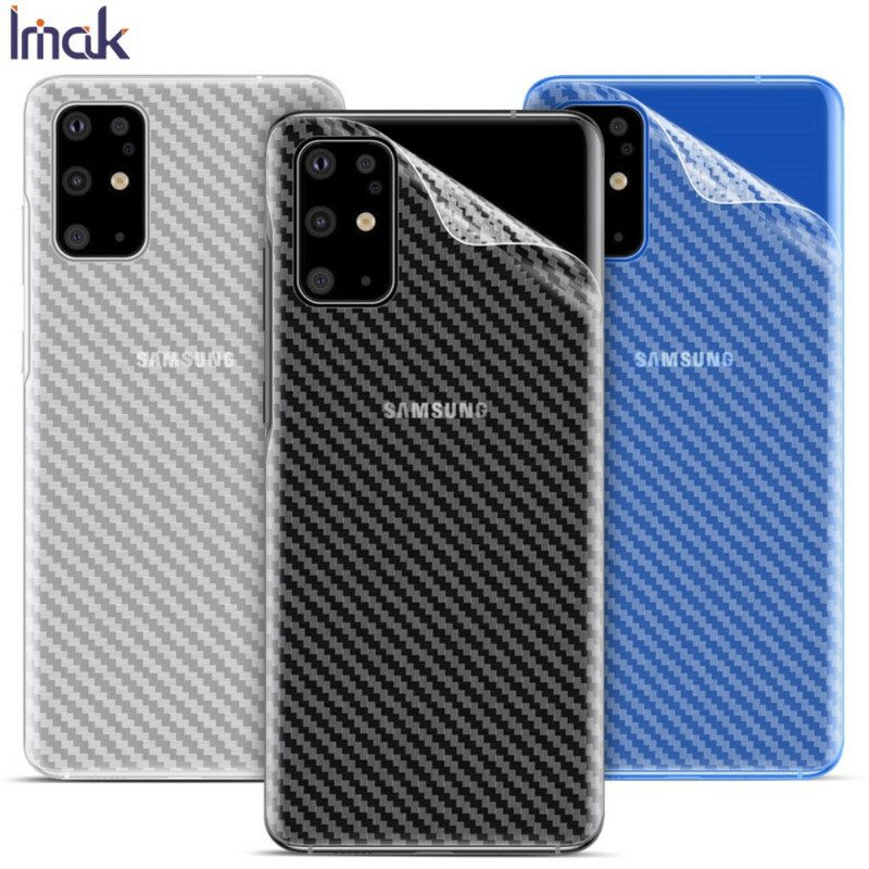 Pellicola Posteriore Per Samsung Galaxy S20 Plus / S20 Plus 5G Carbon Style Imak