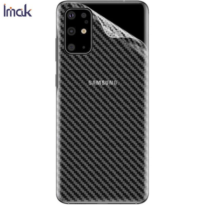 Pellicola Posteriore Per Samsung Galaxy S20 Plus / S20 Plus 5G Carbon Style Imak