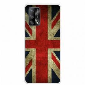Cover Oppo A74 4G Bandiera Inglese