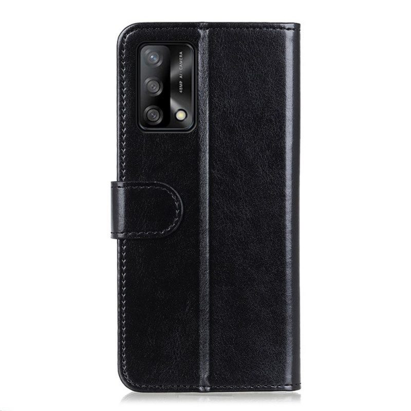 Custodia in pelle Oppo A74 4G Finezza Ghiacciata