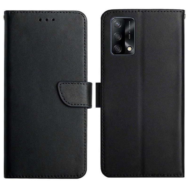 Custodia in pelle Oppo A74 4G Vera Pelle Nappa