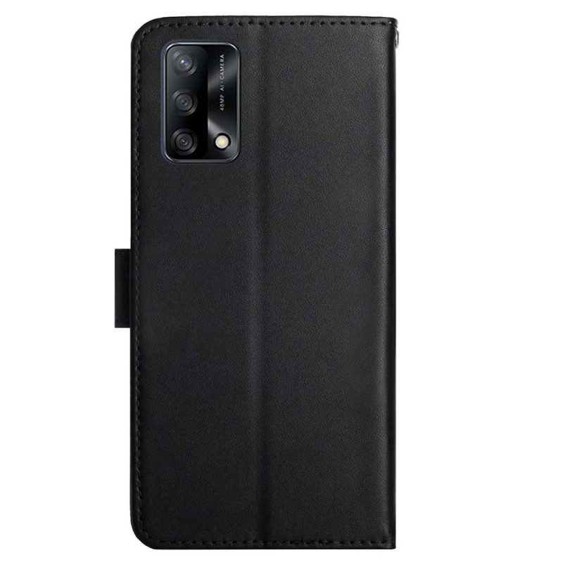 Custodia in pelle Oppo A74 4G Vera Pelle Nappa