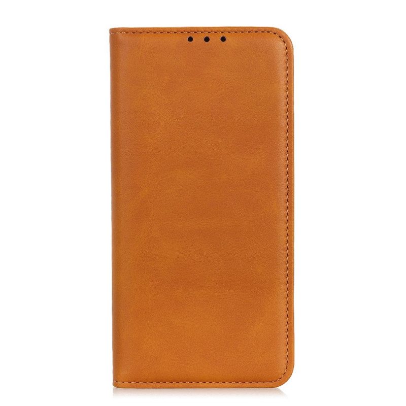 Folio Cover Oppo A74 4G Custodia in pelle Pelle Crosta Eleganza