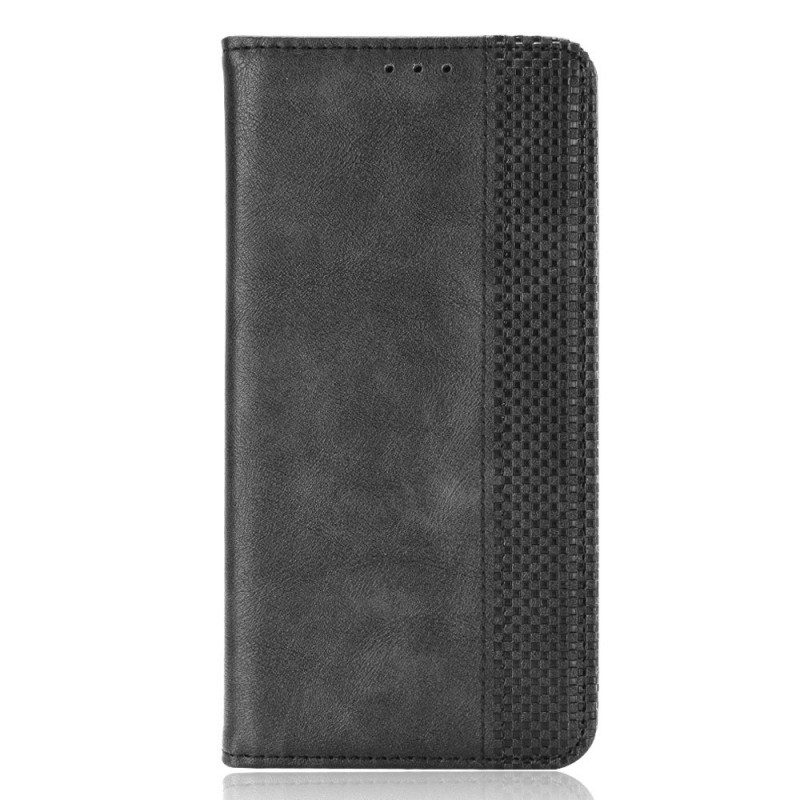 Folio Cover Oppo A74 4G Custodia in pelle Effetto Pelle Vintage Stilizzato