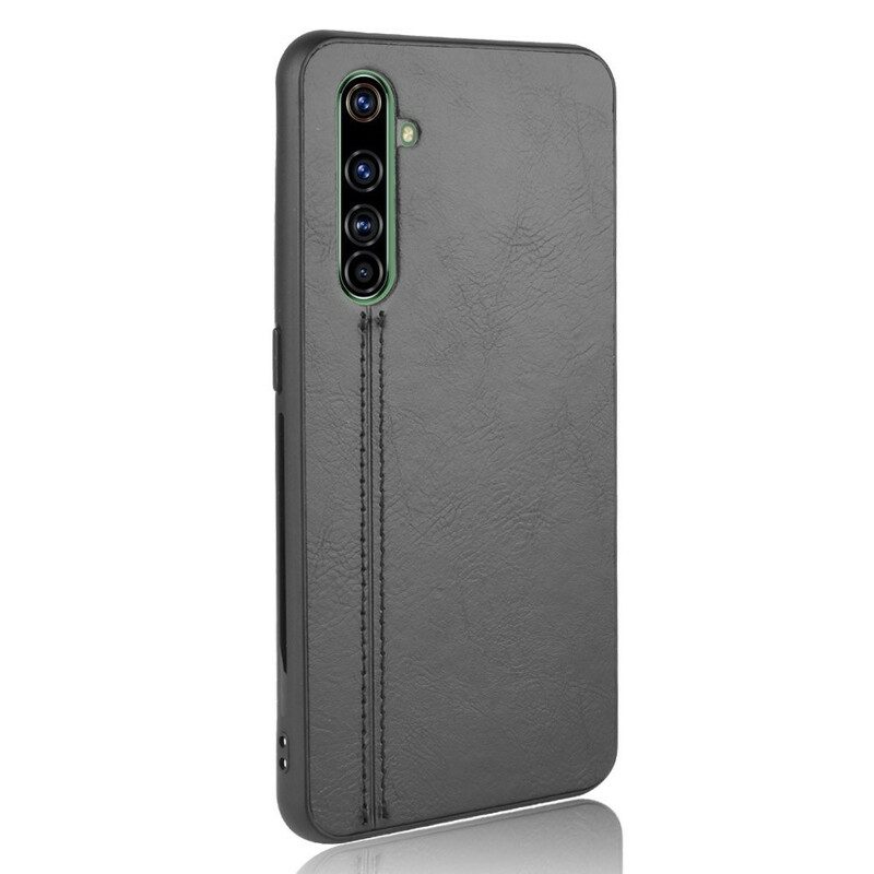 Cover Realme X50 Pro Cuciture In Pelle Stile