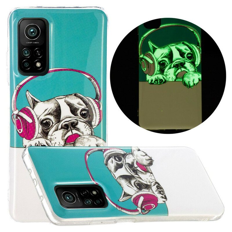 Cover Xiaomi Mi 10T / 10T Pro Cane Fluorescente