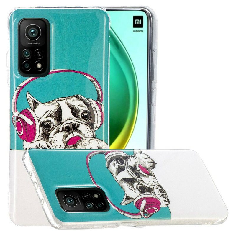 Cover Xiaomi Mi 10T / 10T Pro Cane Fluorescente