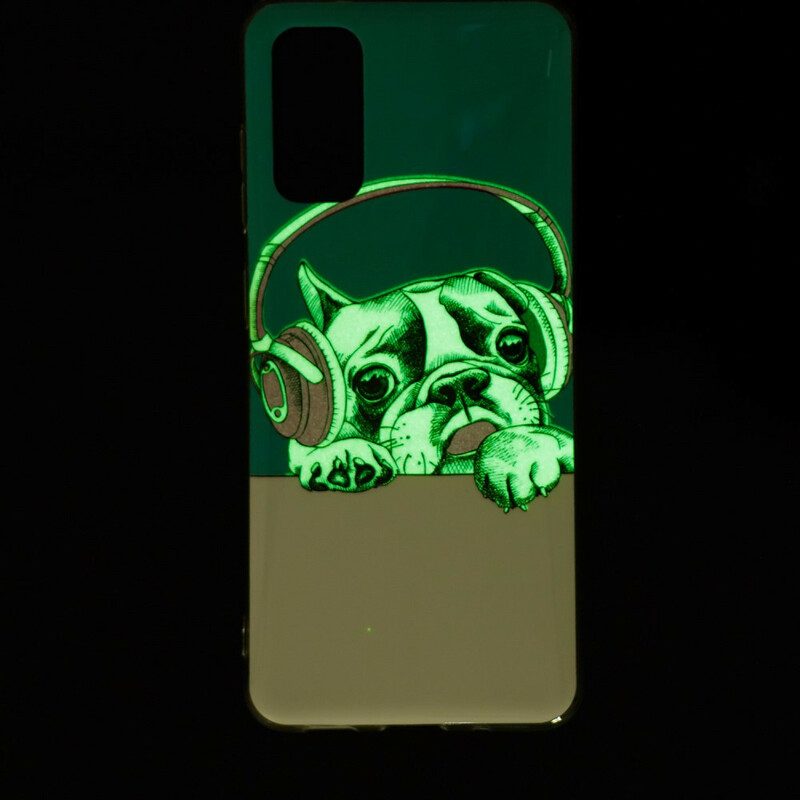 Cover Xiaomi Mi 10T / 10T Pro Cane Fluorescente