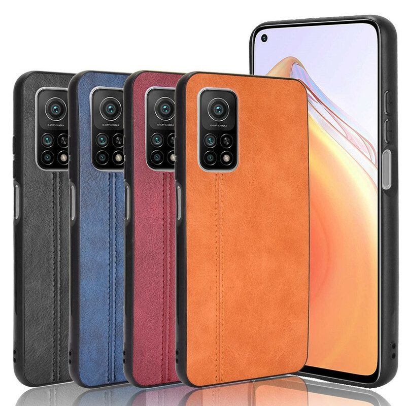 Cover Xiaomi Mi 10T / 10T Pro Effetto Pelle Couture